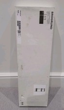 IKEA BROGRUND SHOWER RACK CADDY STEEL 3 TIER BATHROOM CORNER WALL SHELF-BNIB