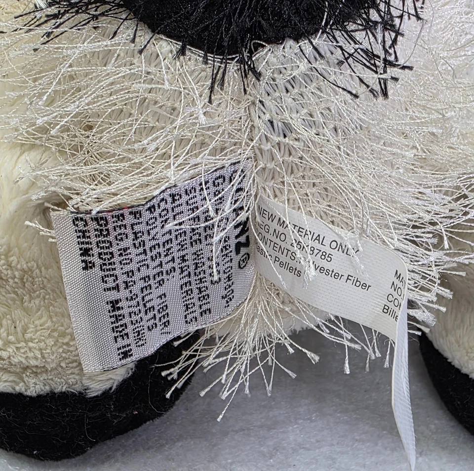 Ganz Webkinz Cow Lil Kinz Black White HS003 Plush Stuffed Toy No Code - Image 4 of 4