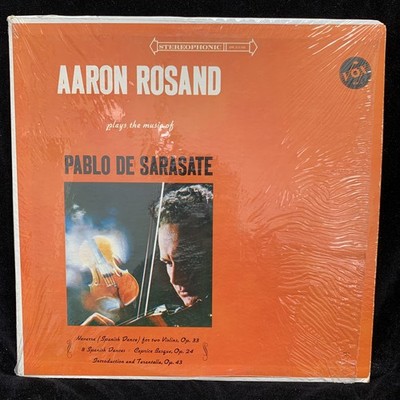 AARON ROSAND violin - SARASATE - VOX ST LP RVG STEREO in shrink