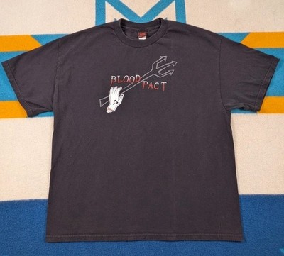 Vintage Alkaline Trio Blood Pact Shirt Band Tour Punk Rock Grunge Y2K XL