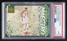 2019 Court Kings Maestros Citrine 29/49 Giannis Antetokounmpo #4 PSA 9 MINT 15eb