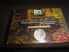 canada thematic collection  2015 $20.00 coin the deer fawn stamp &coin set