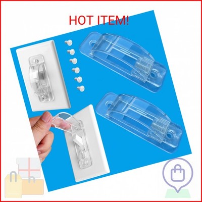 Light Switch Guard Cover, 2 ChildProof Wall Switch Guard Cover for Toggle Light