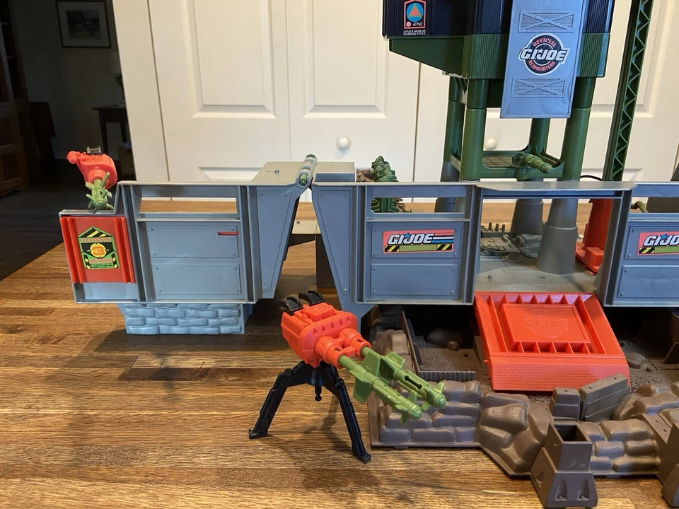 Base de Comando del Cuartel General GI Joe 1992 de colección, instrucciones, mayormente completa Foto 2 de 4