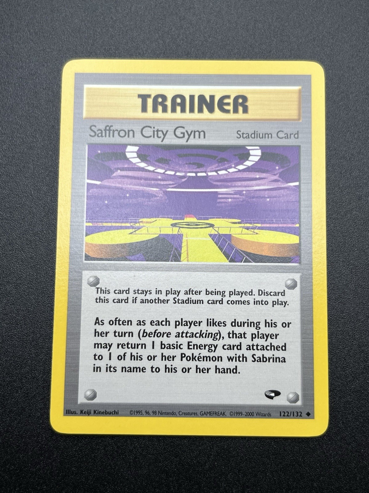 Gym Challenge 122/132 Trainer - Saffron City Gym Pokemon Card NM