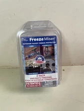 Freeze Miser 2 Pack - Outdoor Faucet Freeze Protection for Home, RV, Hoses New