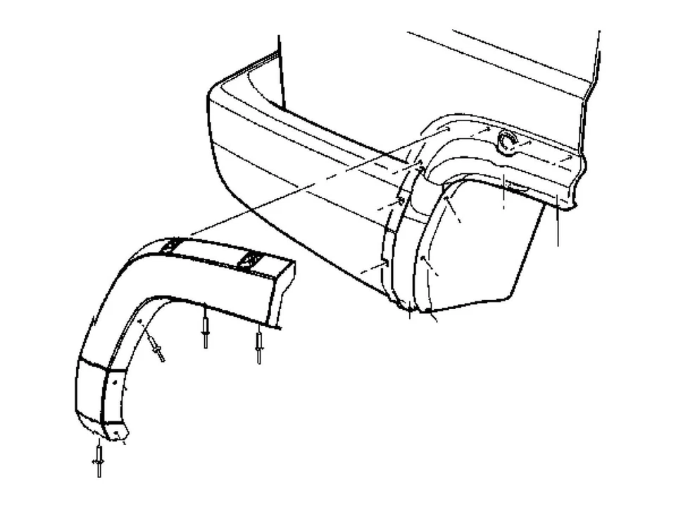 Fits Jeep Wheel Arch Moulding Rear Right 1FG42TZZAB - Image 4 of 4