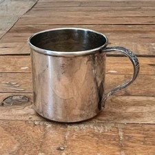 Vintage Rogers 1881 Silver Plated Baby Child Cup Silverplate