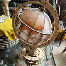 World Scholar Series Tabletop Globe Rotating  lights up and will rotate manually