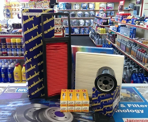 FOR Honda Jazz 1.4 Service Kit 2002-08 Oil Air Pollen Filter 8xNGK Spark Plugs