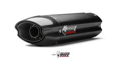 Mivv Scarico per KAWASAKI ZX-6 R 2007 > 2008 SUONO BLACK UNDERSEAT
