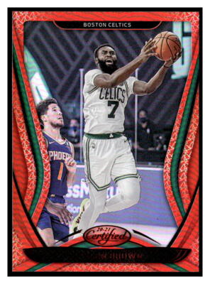 2020-21 Certified Mirror Red #67 Jaylen Brown 