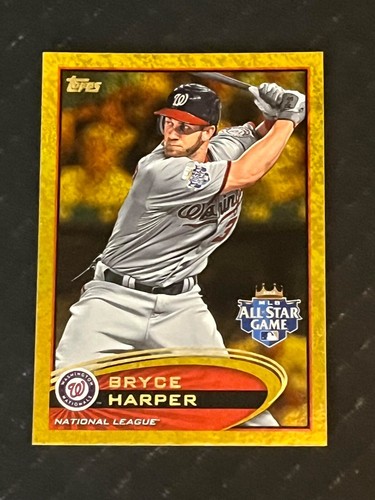 Bryce Harper 2012 Topps Update All Star Gold Sparkle #US299 PHILLIES