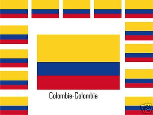 Assortiment lot de 25 autocollants Vinyle stickers drapeau Sénégal