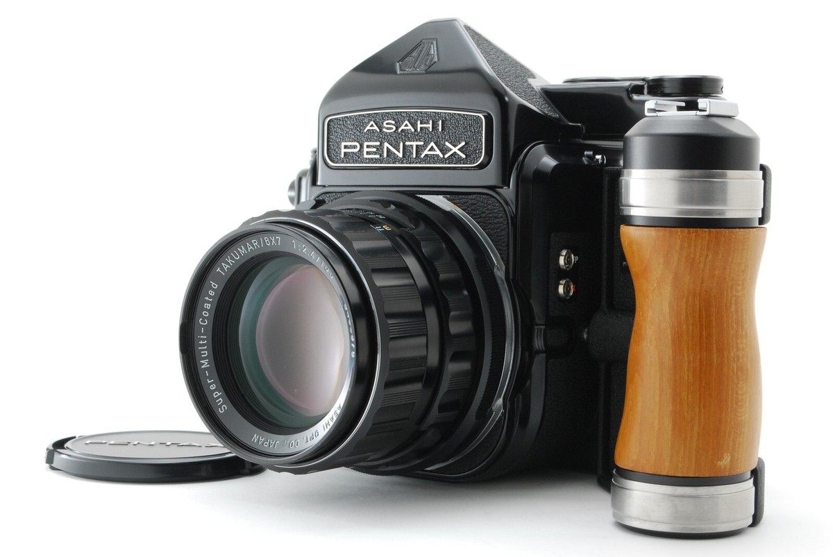 ★良品★ペンタックス PENTAX 6x7 TTL 105mm F2.4 Mint / Grip] Pentax 6x7 67 Mirror Up TTL + SMC T 105mm f2.4