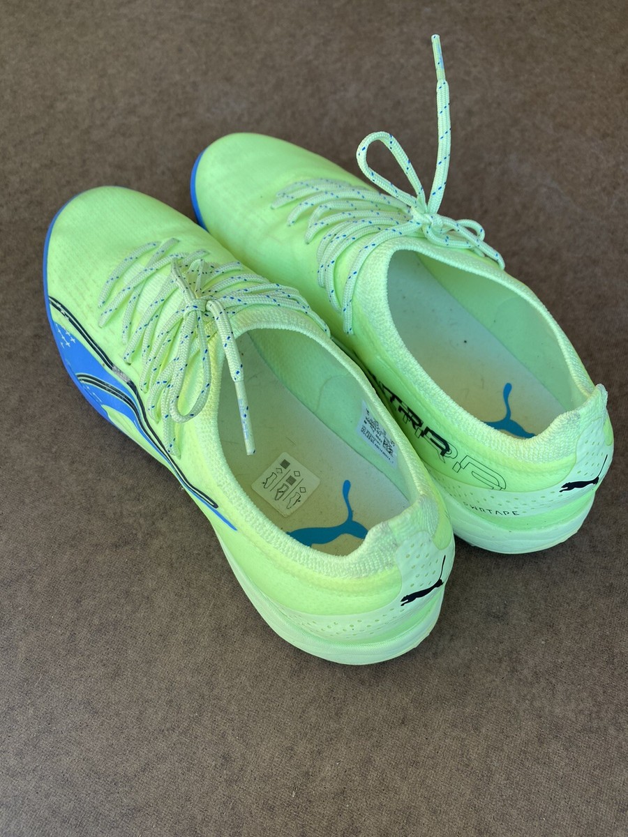 PUMA ウルトラ Puma Ultra Ultimate Cage Soccer TF Shoes Neon Yellow sz 9 | eBay