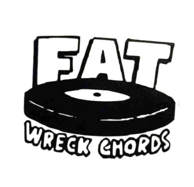 NewFat Wreck Chords Punk Label Decal Sticker Vinyl Handmade Black or White 4 