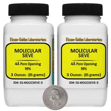 Molecular Sieve [4A Pore Opening] 99% Laboratory 6 Oz in 2 Bottles