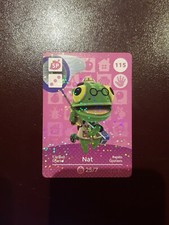 NAT ANIMAL CROSSING AMIIBO SERIES 2 CARD #115 TRACKED AU POST geniuine