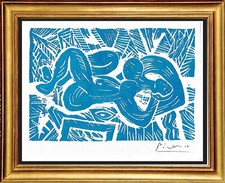 Pablo Picasso Hand Signed Ltd Ed Print 