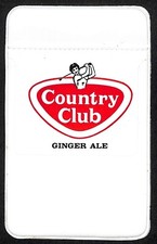 Vintage Plastic Pocket Protector - Country Club Ginger Ale Golfer Swinging VGC