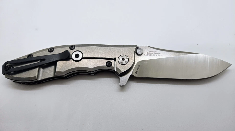 零公差刀具 0562CF 框架锁黑色碳纤维钛 CPM 20CV — 第 4/4 张图片