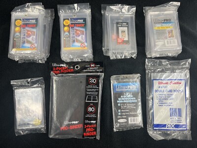 Ultra Pro Magnetic Card Holder One Touch Lot Of 19 35pt 75pt 130pt Screw Dwn NEW