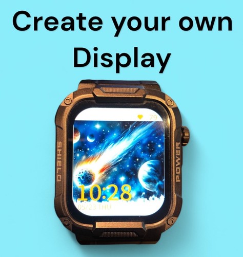 MK66 Smartwatch: Rugged Health & Fitness Tracker - Waterproof, 1.85” HD Screen - Picture 8 of 15