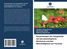 Auswirkungen des Salzgehalts auf das physiologische [...] | Buch | 9786204385426