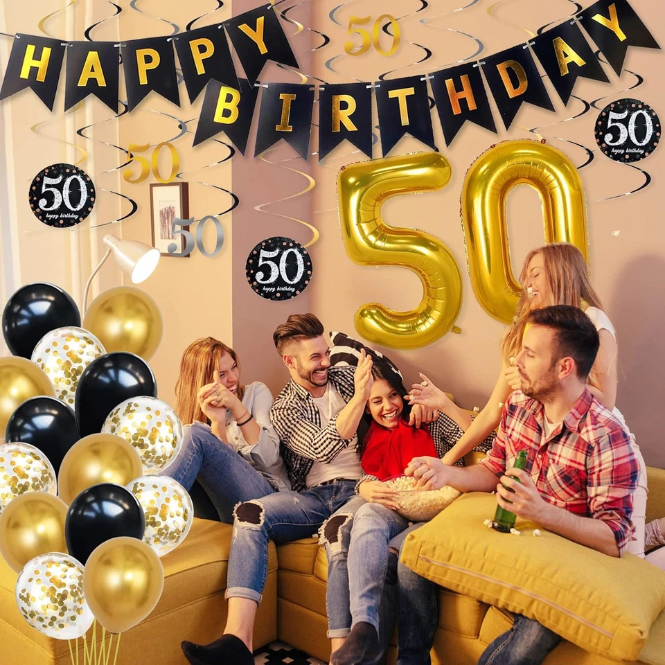 50Th Birthday Decorations for Men Women, over the Hill Party Supplies 50Th Birth - Изображение 4 из 4