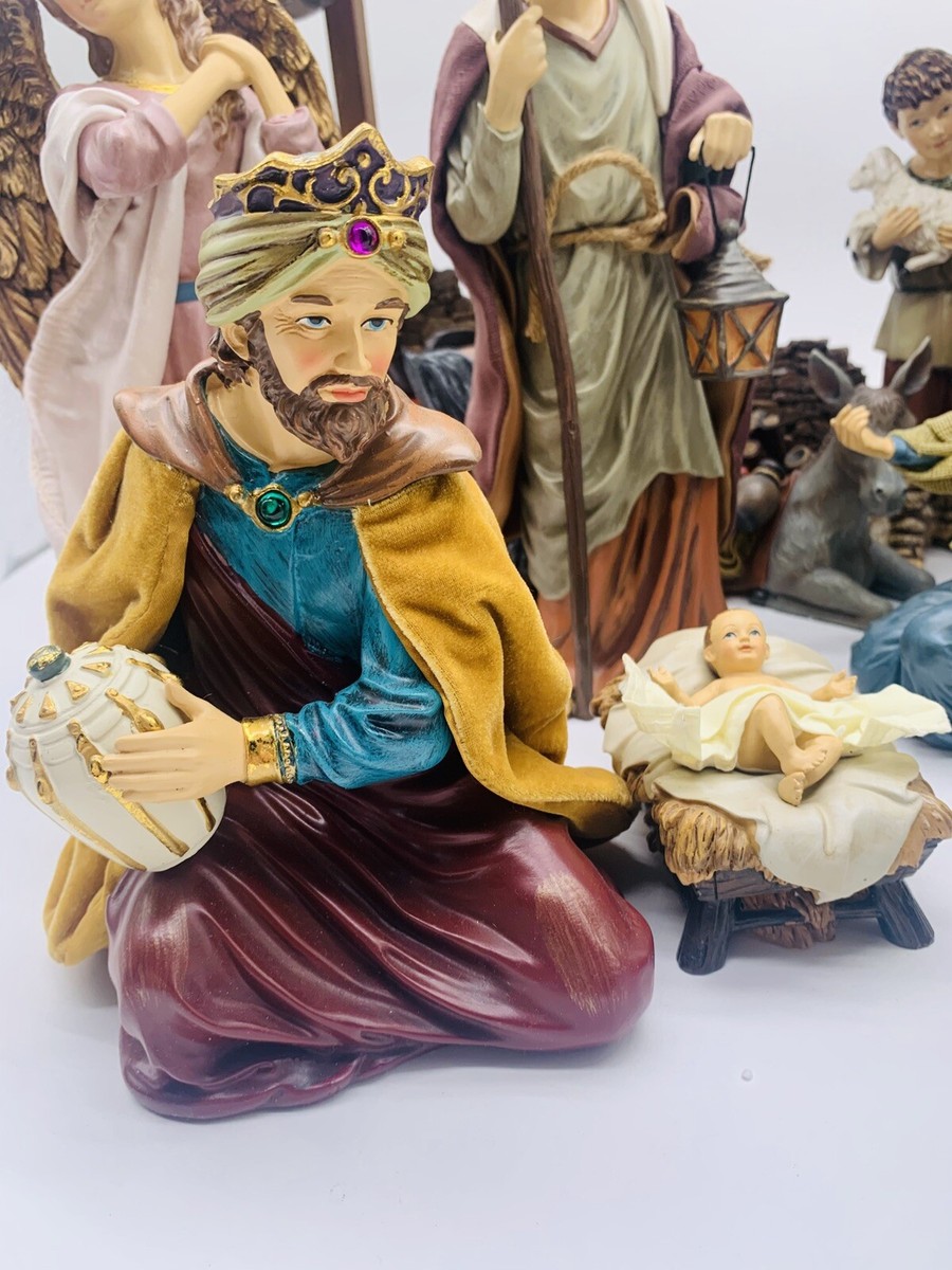 Rare Large Kirkland Signature Nativity Set 13 pieces #634280