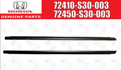HONDA Prelude BB ORIGINAL Fenster Tür Zierleiste Wetterleiste außen LH & RH S...