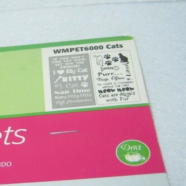 Prym - Iron On Transfers - For Pets - Cats - Super Cute - New Package - Image 3 of 4