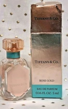  TIFFANY & CO ROSE GOLD Eau de Parfum Perfume Splash Fragrance .16 oz MINI BOXED