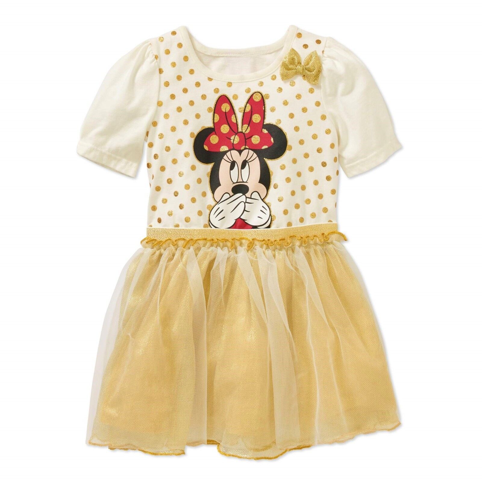 MINNIE MOUSE DISNEY Tutu Dress 1-Pc Outfit Clothing Set Toddlers Sz 2T 3T 4T $36