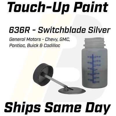 636R - 1 Oz Touch Up Paint Kit w/ Brush for GM Chevy GMC Pontiac Buick Cadillac