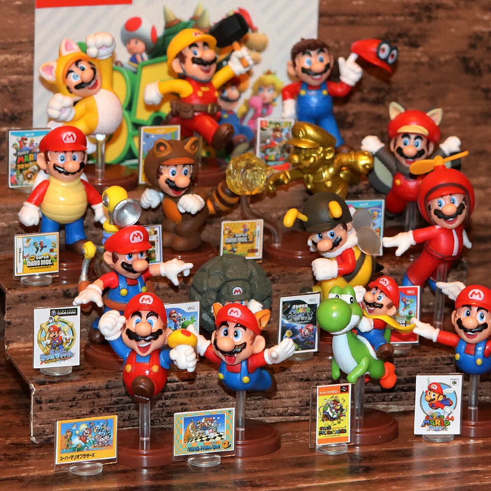 Figura CHOCO EGG SUPER MARIO 35 Aniversario 15p Normal Completa Nintendo Japón Foto 3 de 4