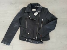 Women's Each X Other Real Sheep Nappa Leather Black Color Size M - Bnwt