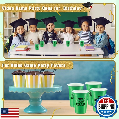 Yinder 48 Pcs Disposable Graduation Party Plastic Cups, 16 oz Graduation Deco - Picture 5 of 5