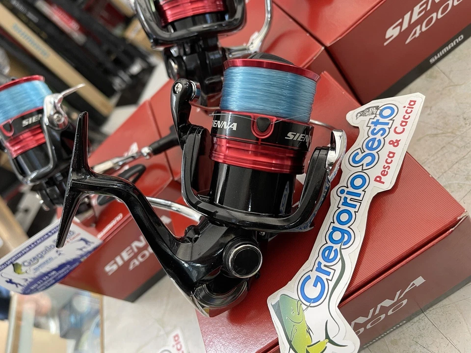 SHIMANO SIENNA 4000 COPPIA DI MULINELLI GIÀ IMBOBINATI NYLON - Immagine 2 di 4