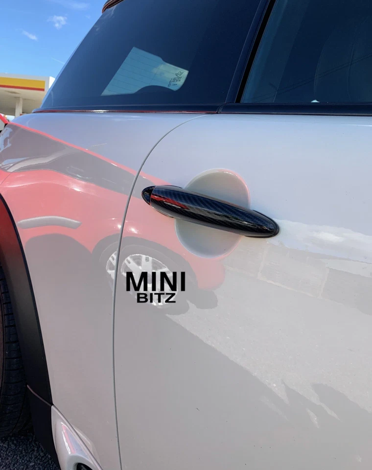 Coprimaniglia porta MINI R56 CARBON LOOK MINI Cooper S Gen 2 R57 R58 R59 R61 - Immagine 4 di 4