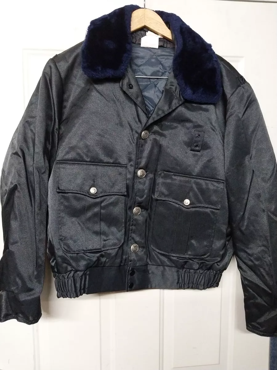 Vintage Horace Small Mr. Cabrio Bomber Zoll Polizeimantel Jacke 42 R