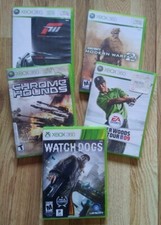 5 XBOX 360 Games Chrome Hounds PGA Tiger Woods Modern Warfare 2 Watchdogs