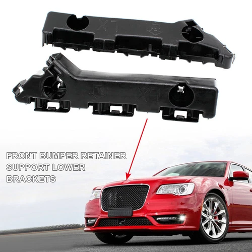 For 2011-2020 CHRYSLER 300 Pair Front Driver and Passenger Side Bumper Brackets