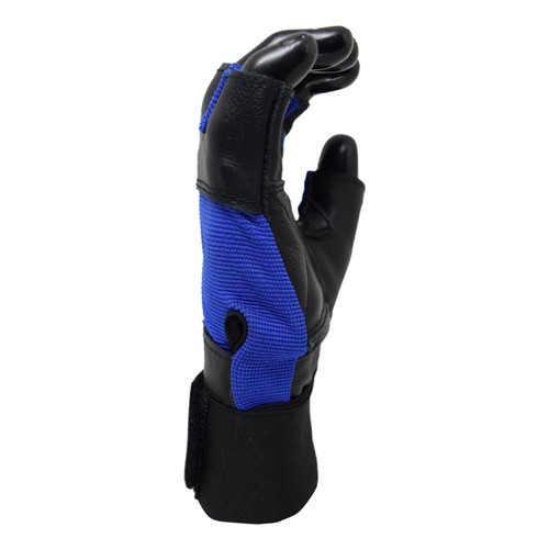 Men Gym Gloves With Wrist Wrap Workout Weight Lifting Grip Fitness Exercise MRX - Picture 18 of 24