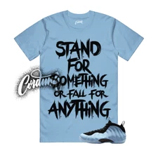 Foamposite Psychic Blue Black Air One T Shirt Match STAND
