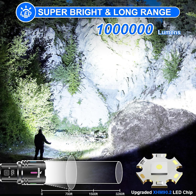 Shadowhawk Torche Ultra Puissante 500000 Lumens – XHM90.2 LED