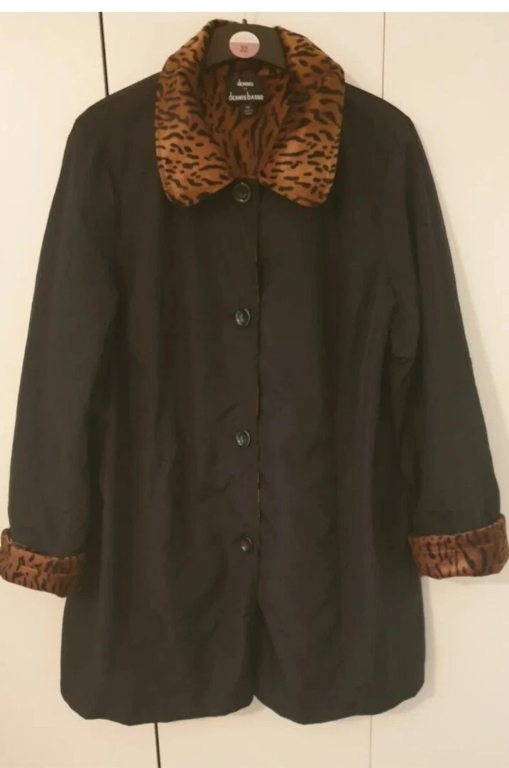 Qvc dennis shop basso reversible coat