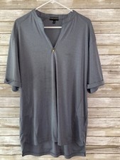 McDonald's Apparel 1/4 Zip Shirt Grey Employee Uniform Size Men XL J343