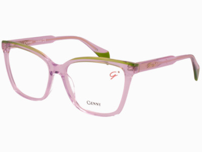 Brand New 2025 GENNY Women Eyeglasses GVG 004 C.07 Authentic Italy Rx Frame Case